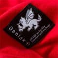 Senlak V-Neck Logo T-shirt - Red